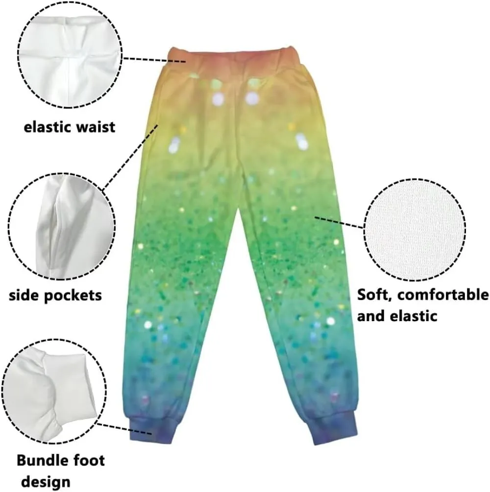 4-15 Y Trousers for Girls Trendy Casual Cozy Trousers with Pockets for Travel School