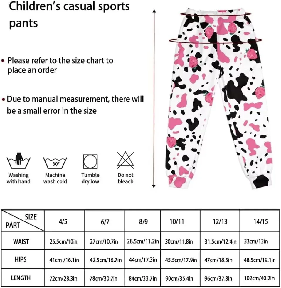 4-15 Y Trousers for Girls Trendy Casual Cozy Trousers with Pockets for Travel School