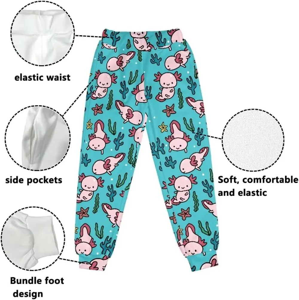 4-15 Y Trousers for Girls Trendy Casual Cozy Trousers with Pockets for Travel School