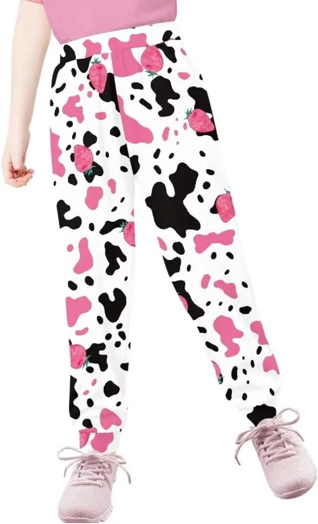 4-15 Y Trousers for Girls Trendy Casual Cozy Trousers with Pockets for Travel School