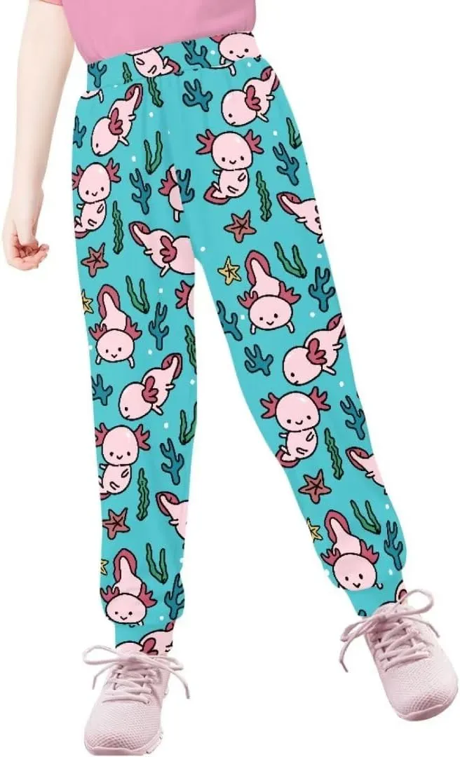 4-15 Y Trousers for Girls Trendy Casual Cozy Trousers with Pockets for Travel School