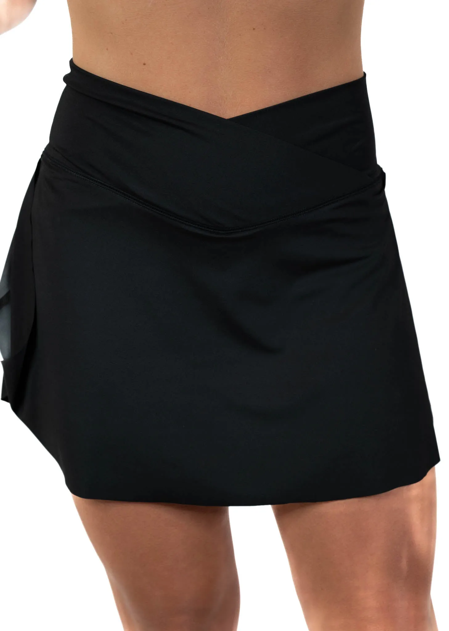 Active Flow Black Skort