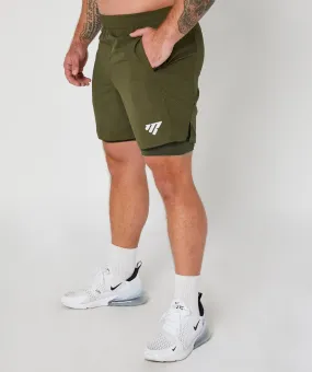 Active Shorts Khaki