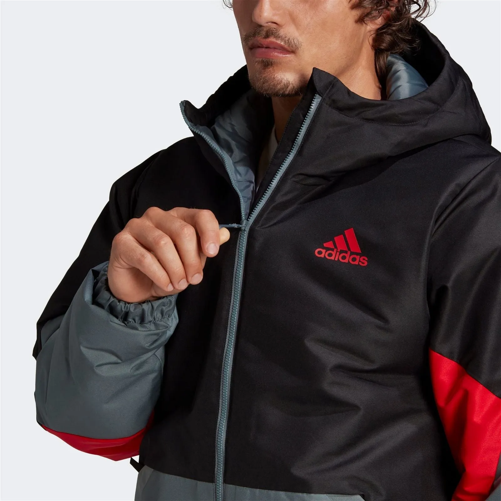 adidas BTS Insulated Padded Jacket - Black/Grey