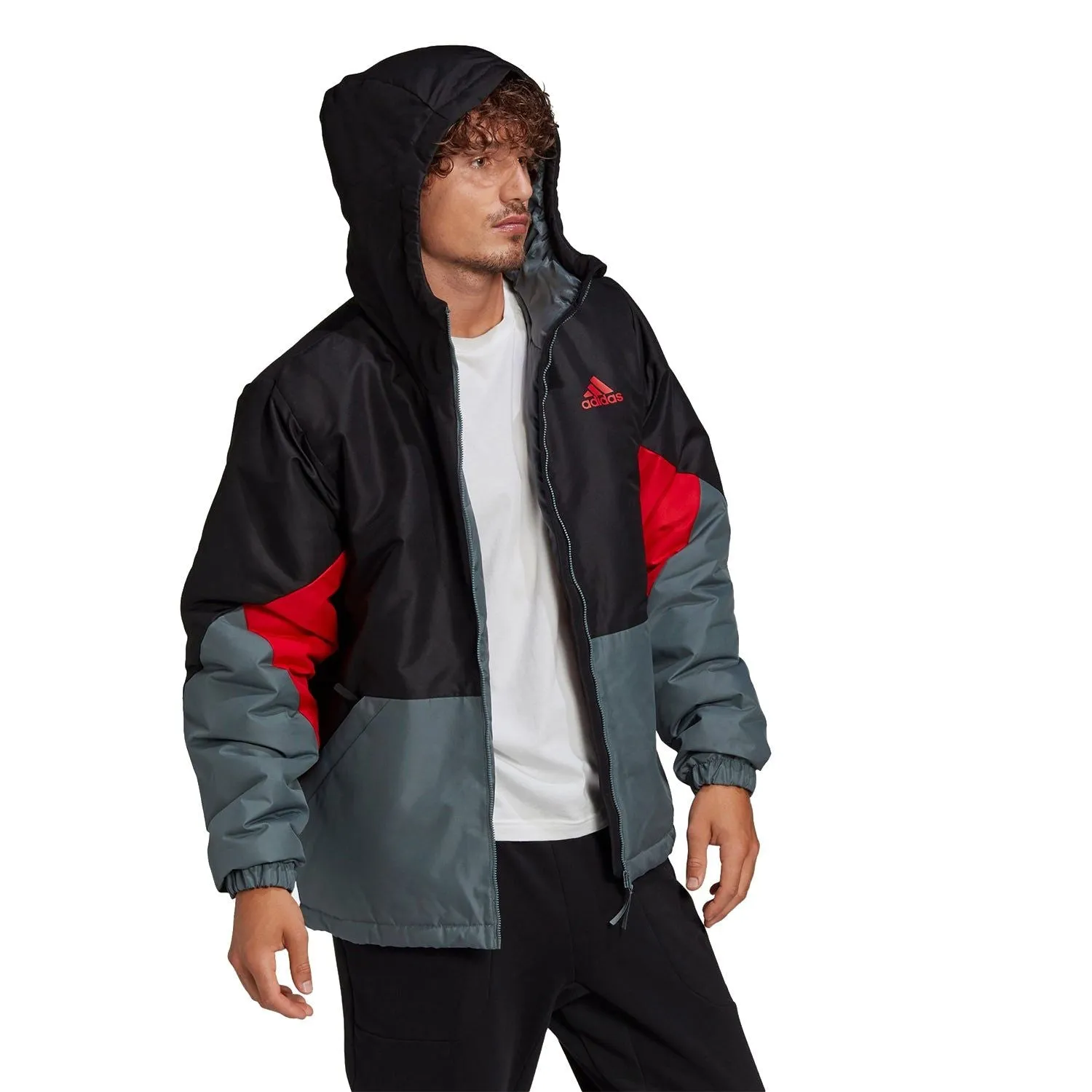 adidas BTS Insulated Padded Jacket - Black/Grey