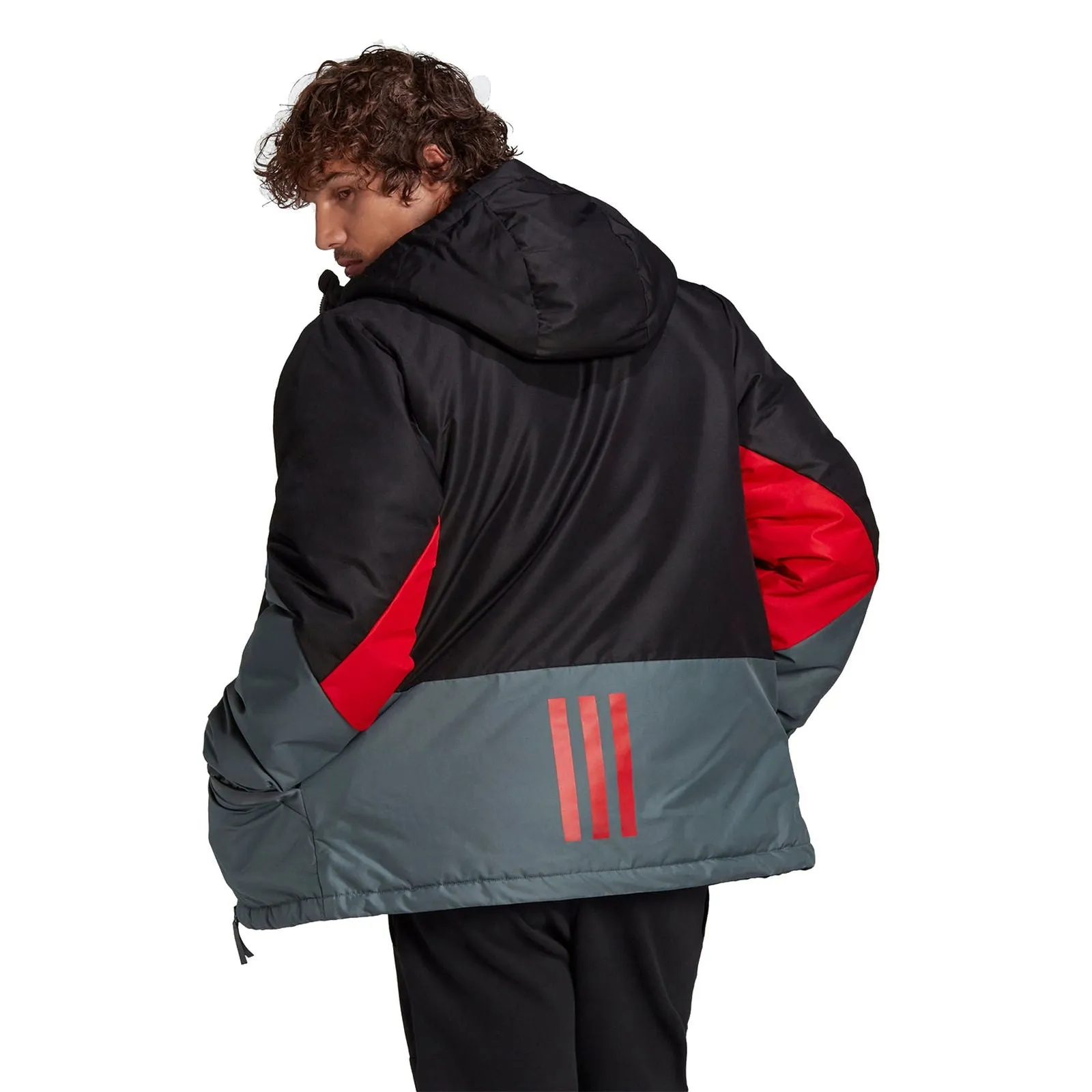 adidas BTS Insulated Padded Jacket - Black/Grey