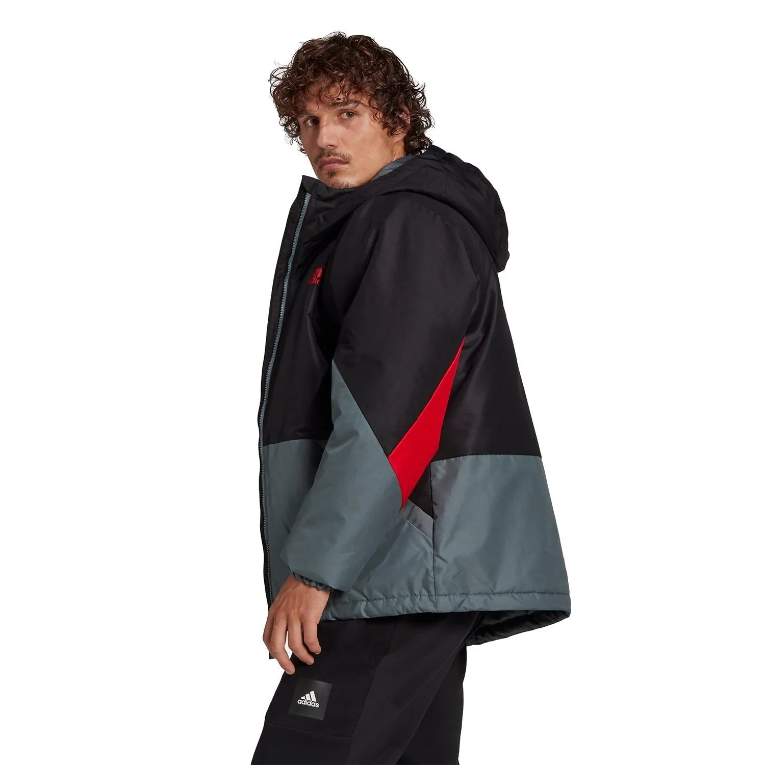 adidas BTS Insulated Padded Jacket - Black/Grey