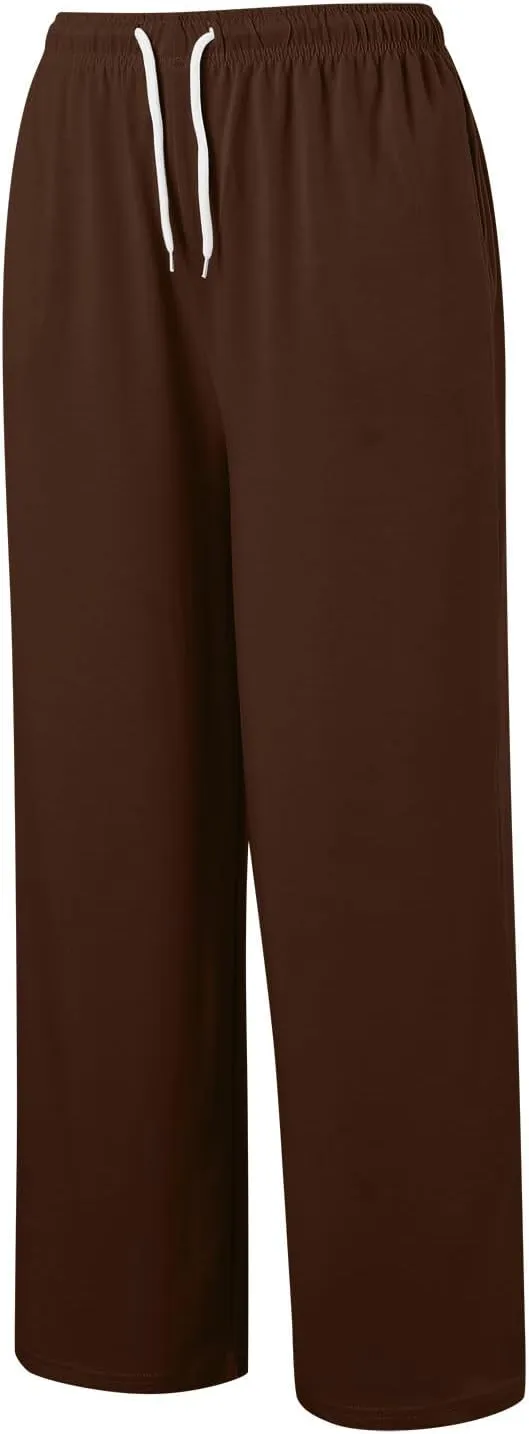 Baggy Tall Wide Legged Sweatpants for Women Fleece Lined 2024 Loose Wide Leg Joggers Casual Yoga Cozy Open Bottom