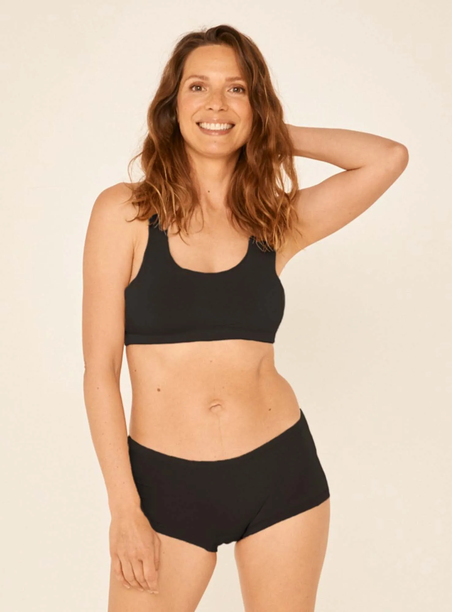 Bamboo Racer Back Bra 2.0 - Black