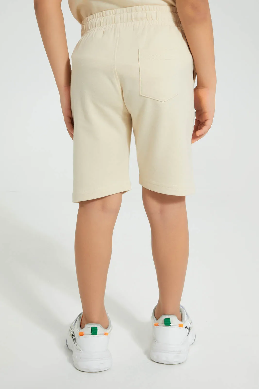 Beige Active Short