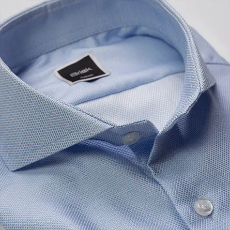 Blue Structured Shirt