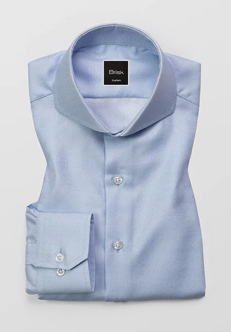 Blue Structured Shirt