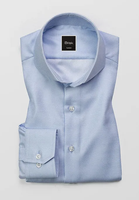 Blue Structured Shirt