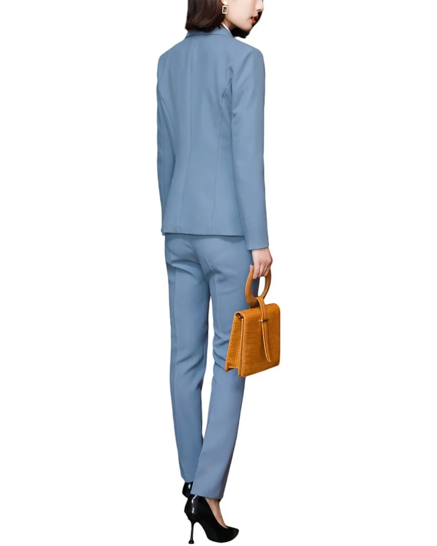 Bossy Chic 2Pc Blazer & Pant Set