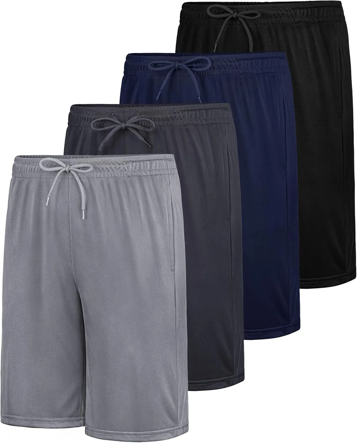 Boys Athletic Shorts with Pockets Kids Basketball Youth Quick Dry Active Performance Sports Boys Shorts
