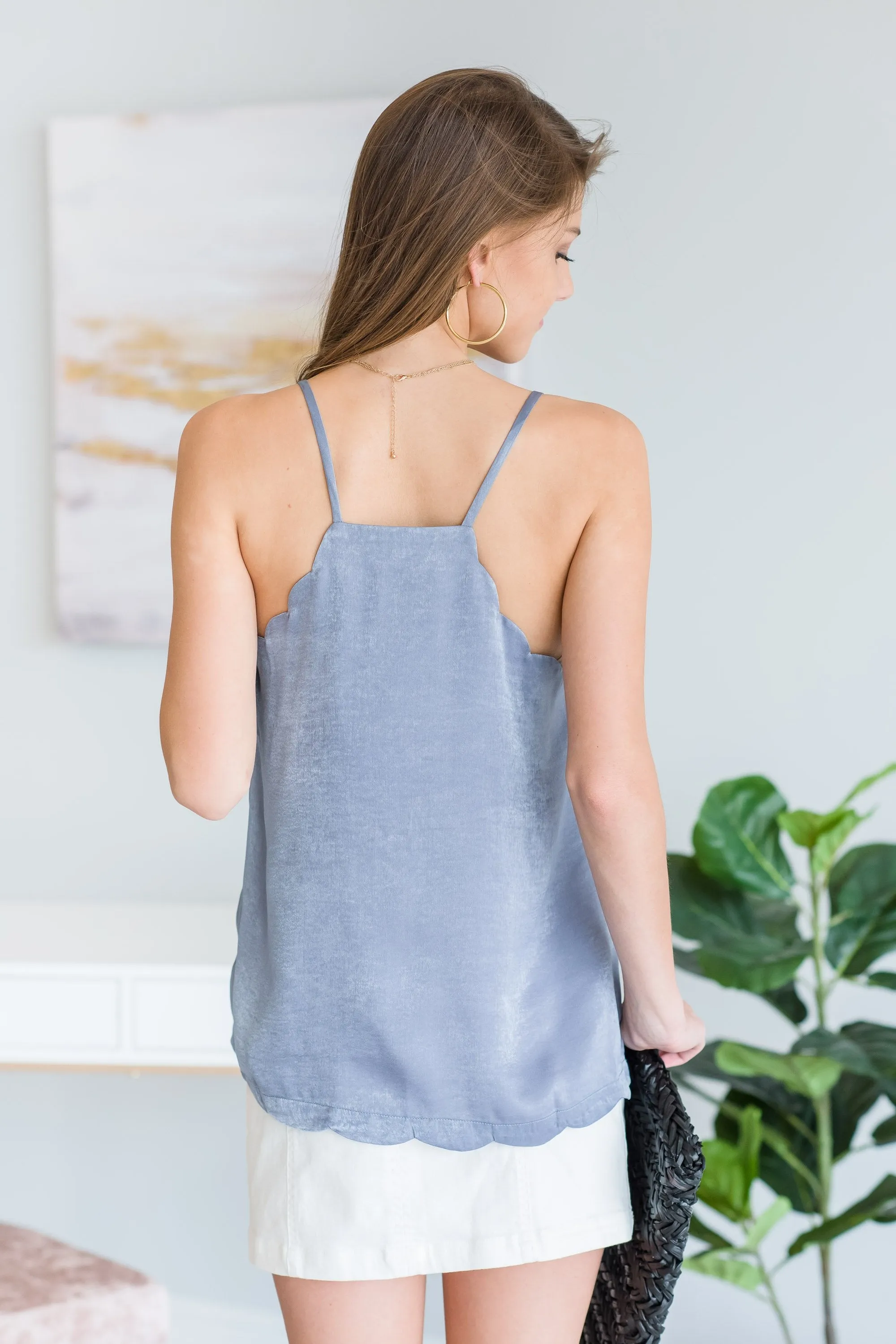 Can't Fight This Feeling Tank, Slate Blue