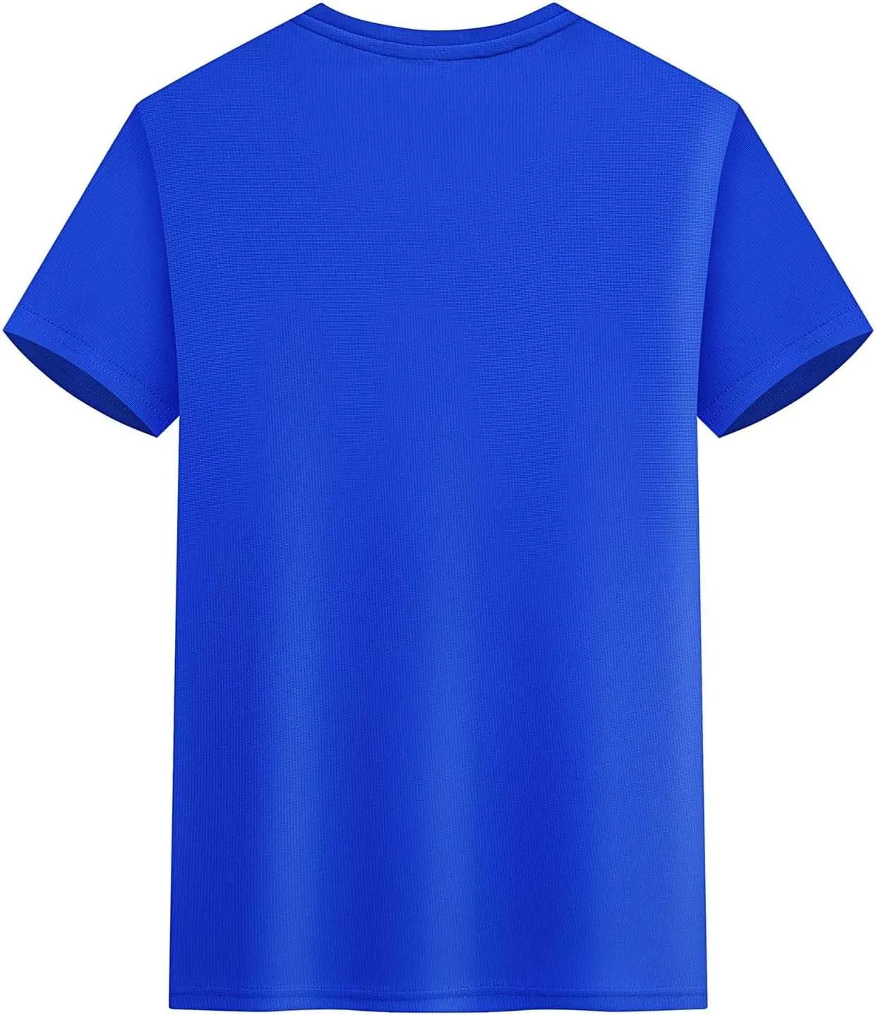 Casual Athletic T-Shirt for Men Solid-Color Short Sleeve Crewneck Summer Tops Workout Lightweight Breathable Tees