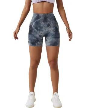 Daisy Tie Dye Shorts (Midnight)