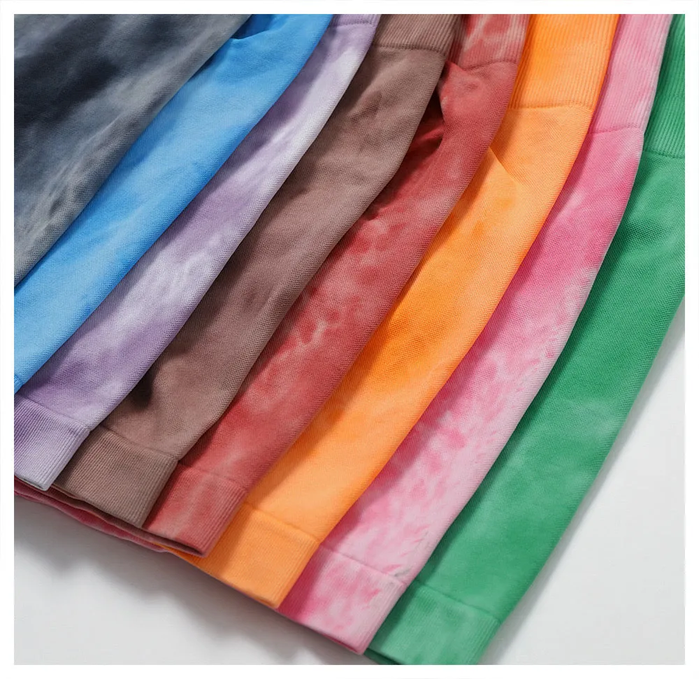 Daisy Tie Dye Shorts (Midnight)