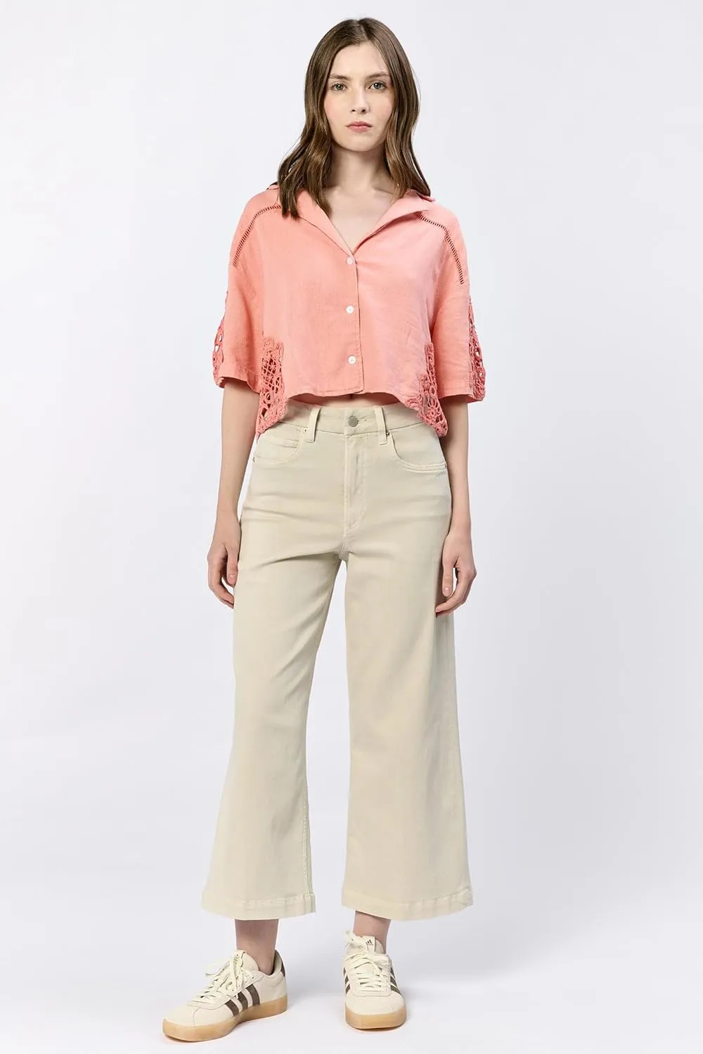 DEAR JOHN Audrey Wide Leg Women's Jean High Rise