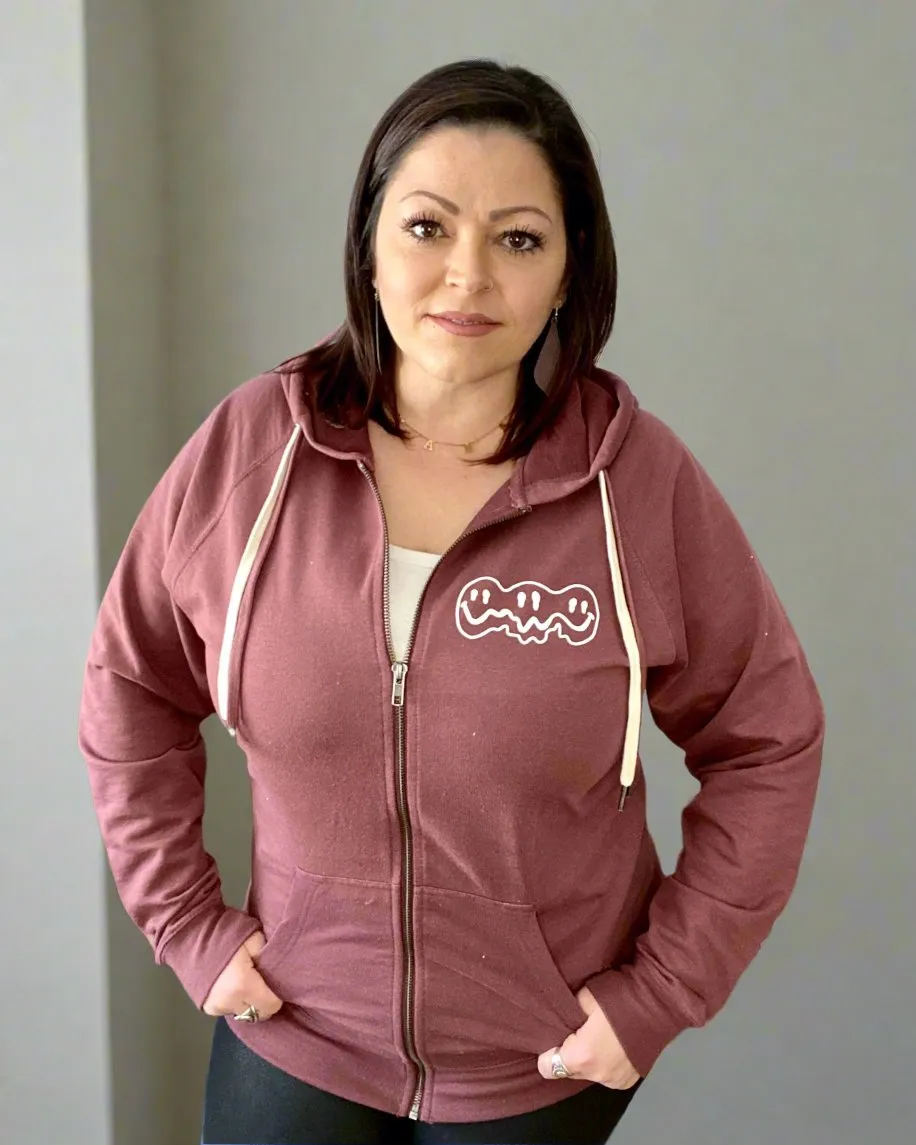 emotionally unavailable | zip up sweatshirt