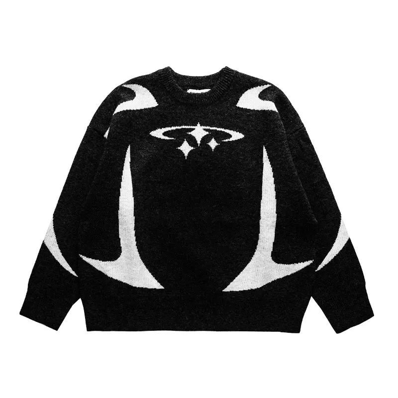 'Galactic' Oversized Knit Sweater