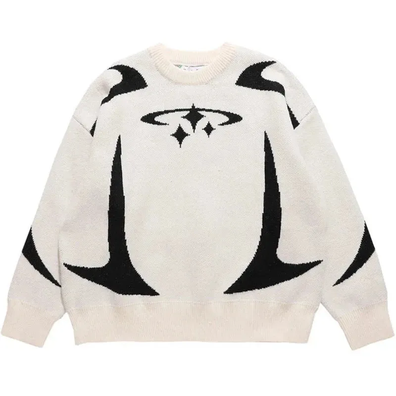 'Galactic' Oversized Knit Sweater