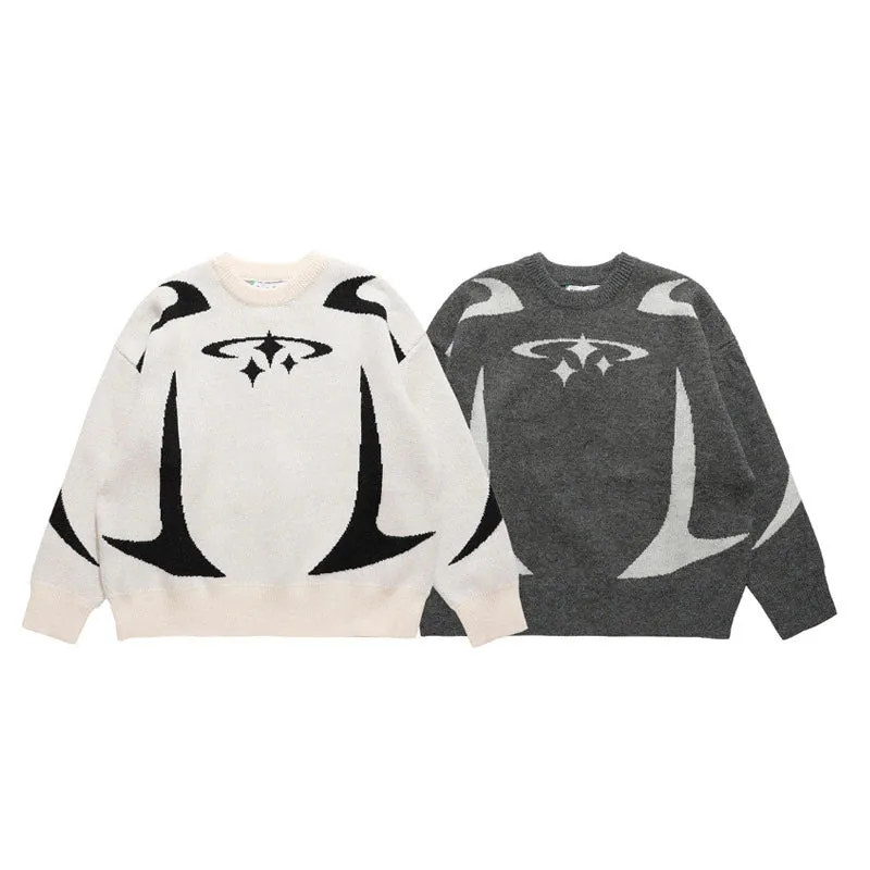 'Galactic' Oversized Knit Sweater