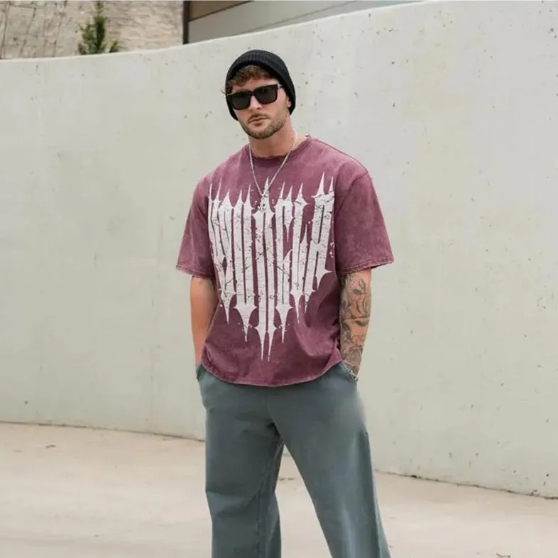 GPW Oversized Cotton T-Shirt for Men - Summer Gym & Fitness Training Tee