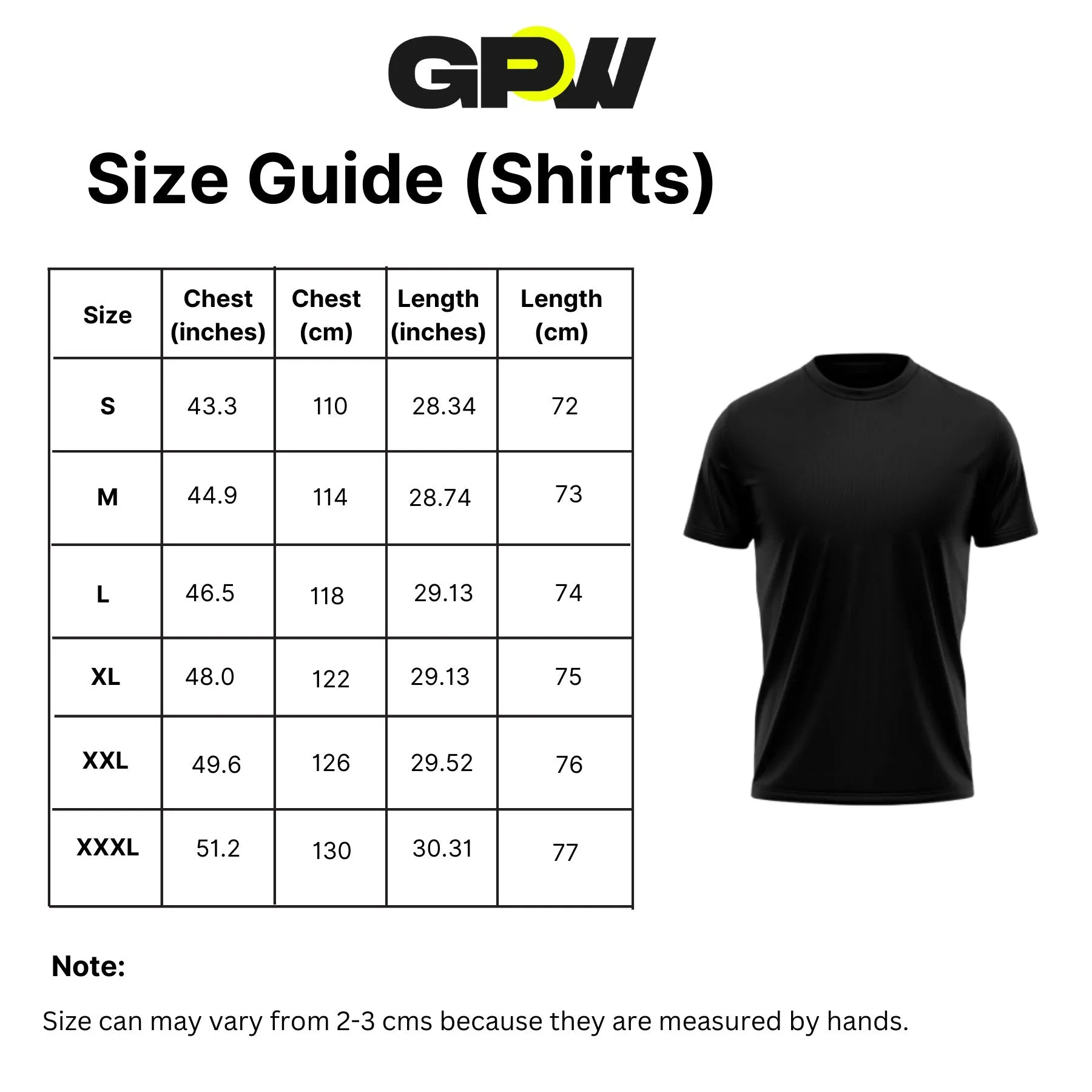 GPW Oversized Cotton T-Shirt for Men - Summer Gym & Fitness Training Tee
