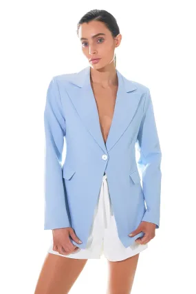 Grey Lab - One Button Fitted Blazer