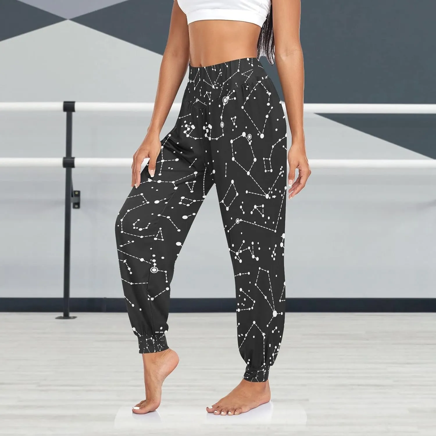 Hippie Harem Pants Cozy Yoga Trousers Casual Dance Sweatpants