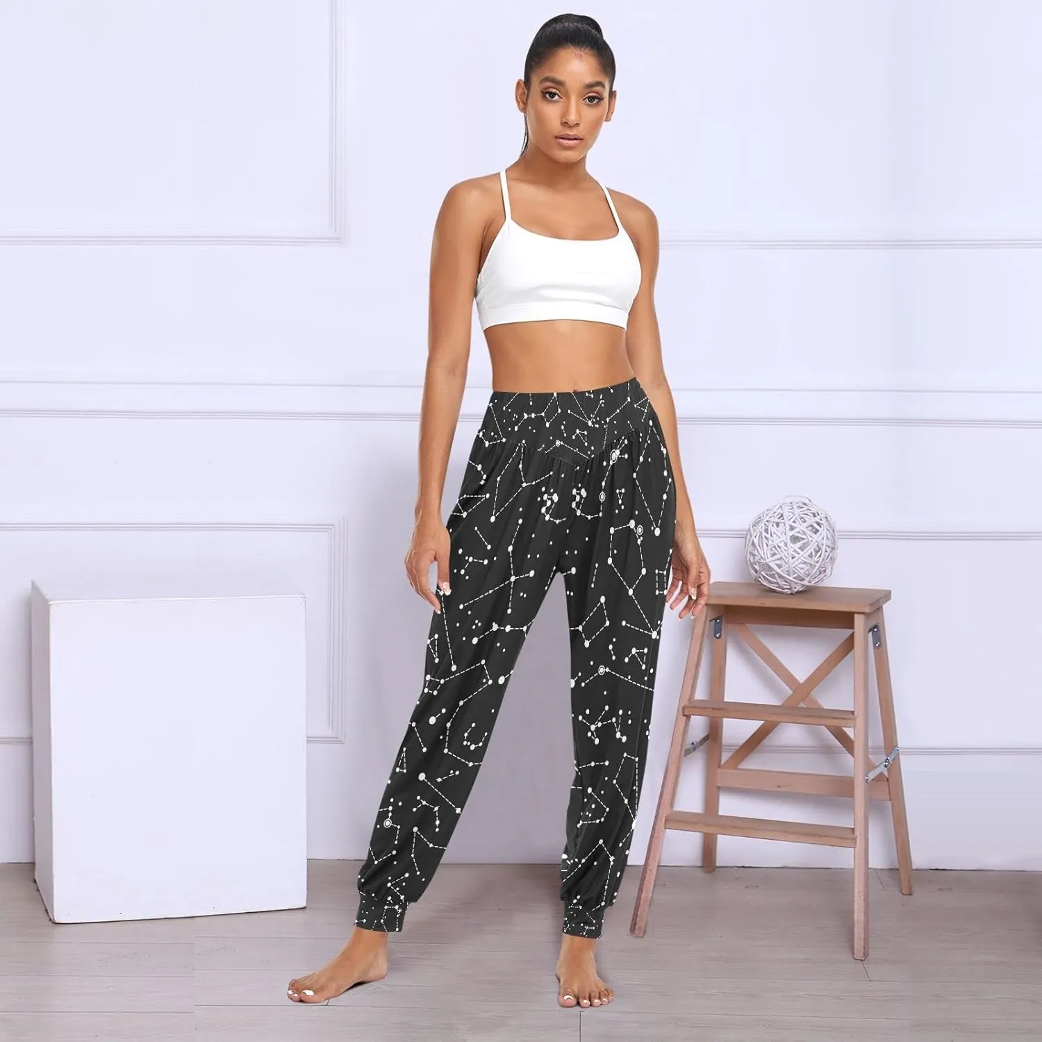 Hippie Harem Pants Cozy Yoga Trousers Casual Dance Sweatpants