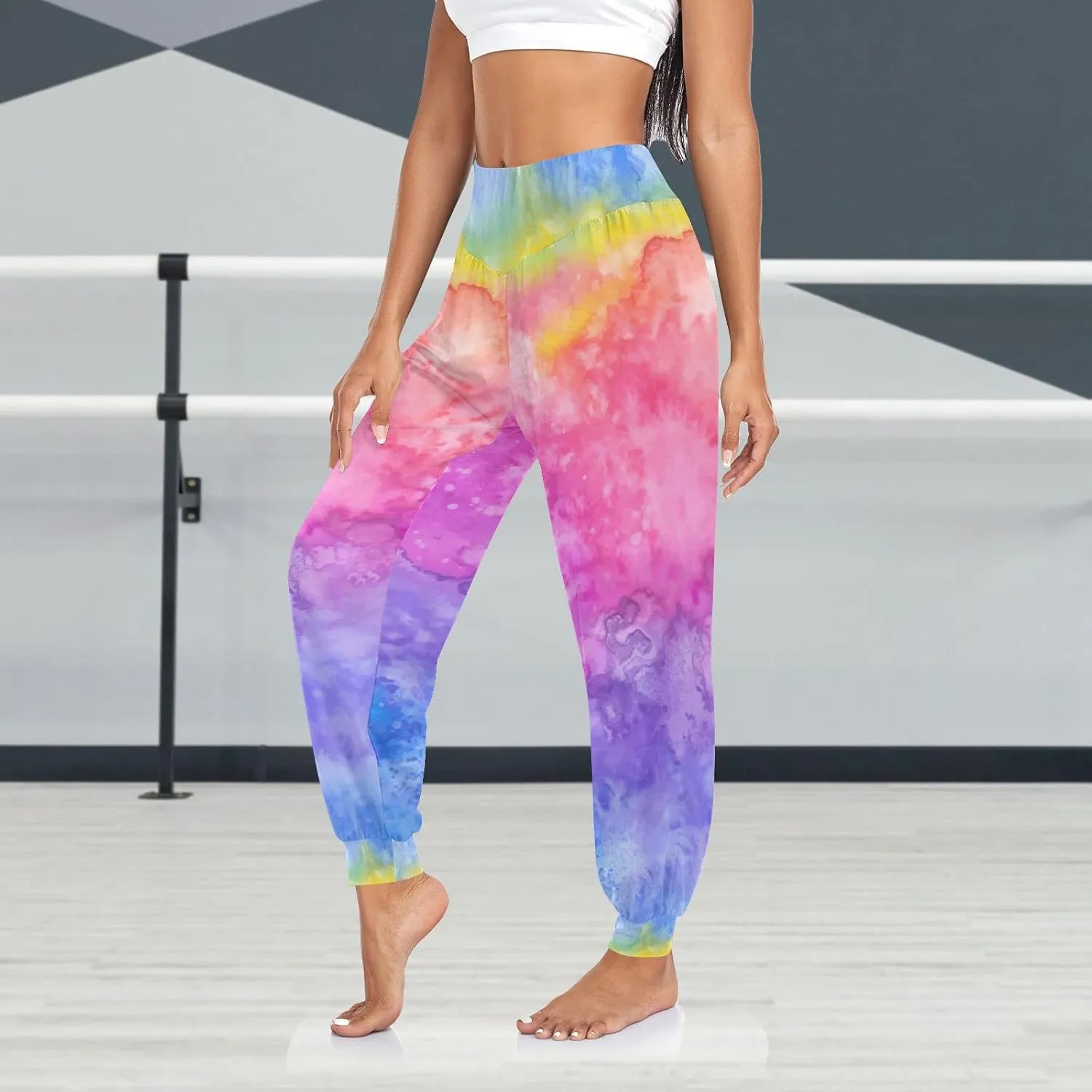 Hippie Harem Pants Cozy Yoga Trousers Casual Dance Sweatpants