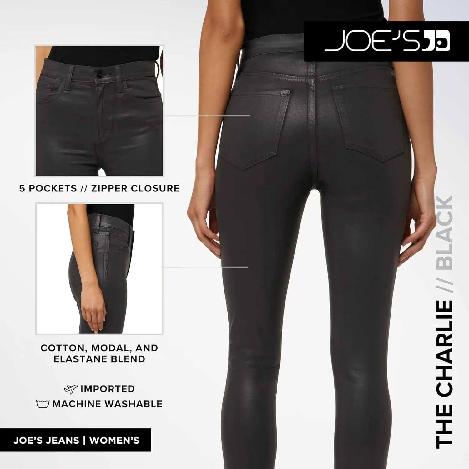 Joe's Women's The Charlie High Rise Skinny Ankle Jean