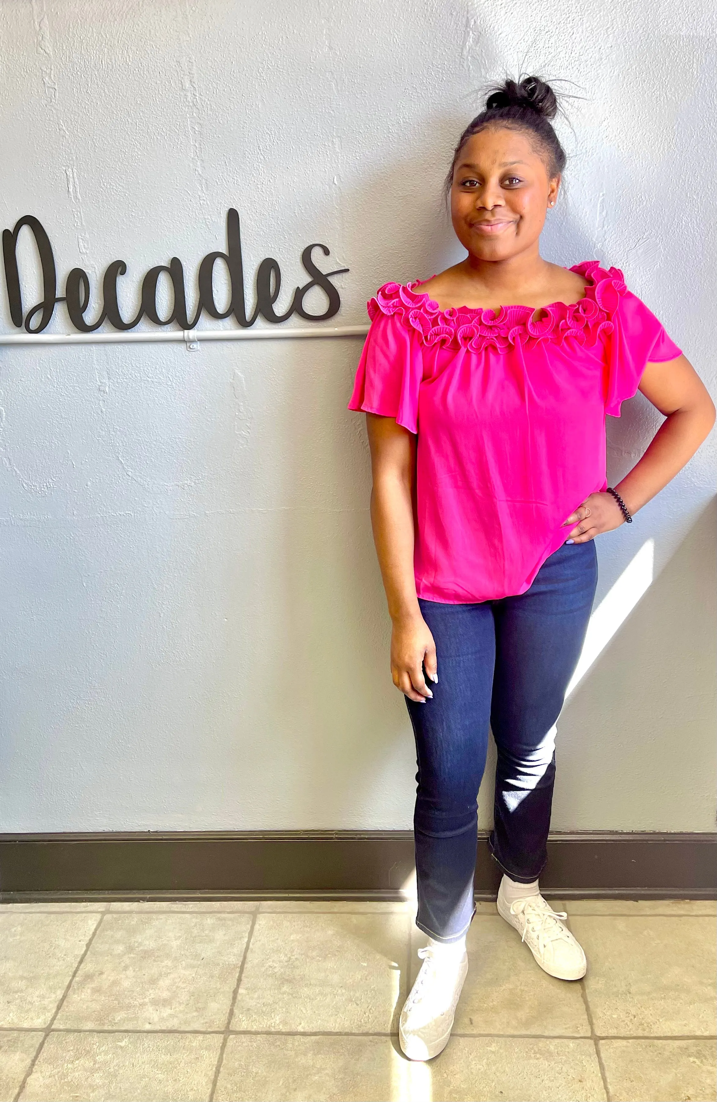 KANCAN-High Rise Kick Flare Capris