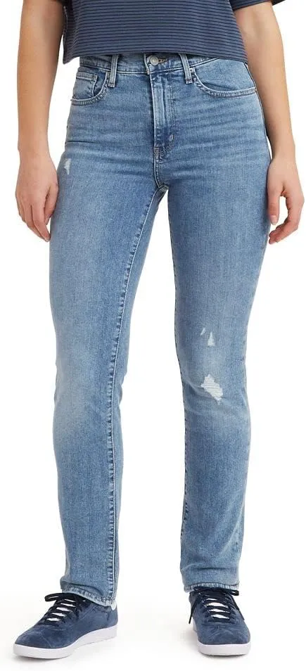 Levi's Women's Premium 724 High Rise Straight Jeans