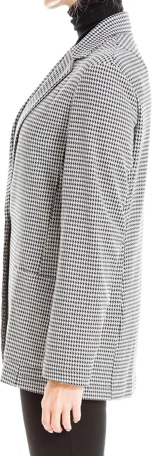 Max Studio Women's Double Knit One Button Blazer