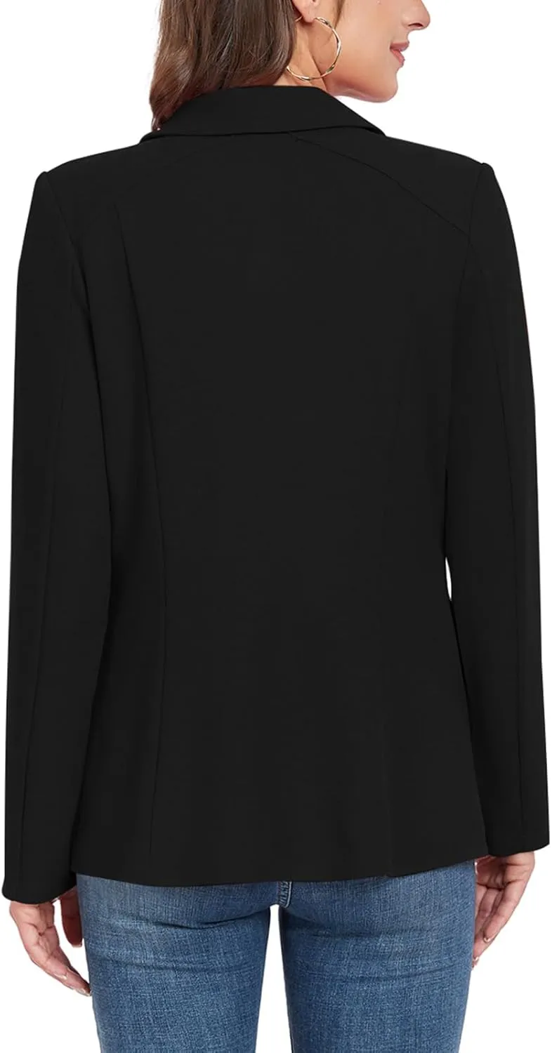 MINTLIMIT Womens Casual Blazers Dressy Lapel Collar 2025 Open Front Work Office Long Sleeve Suit Jackets Blazer