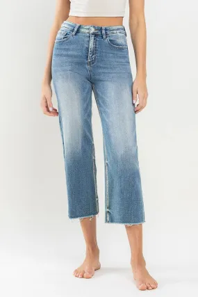 Mischief High Rise Crop Wide Leg Jeans