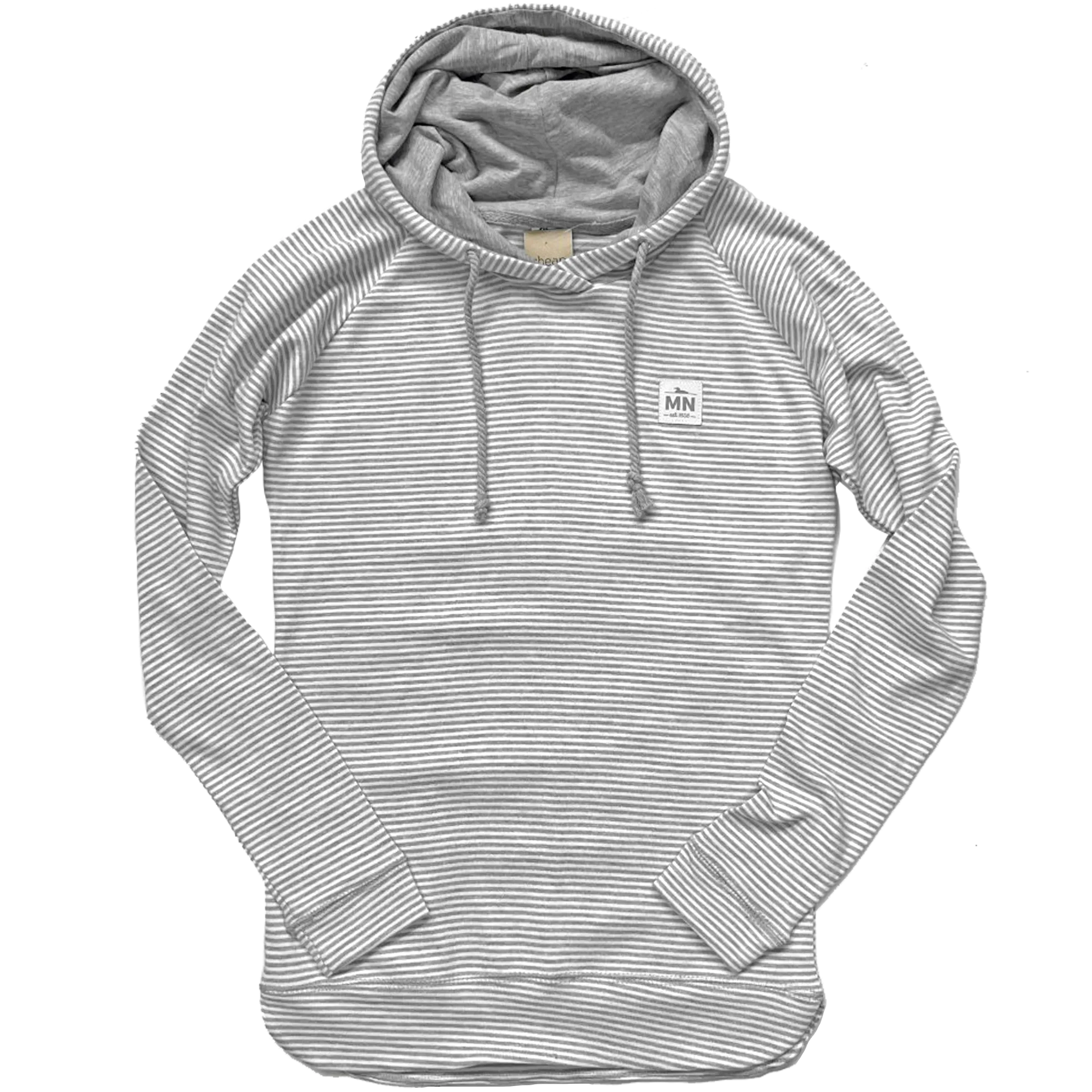 MN Loon Patch Striped Hoodie