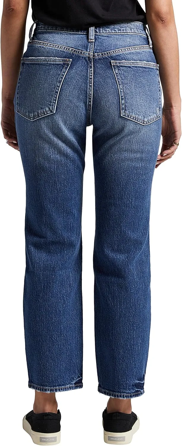 Silver Jeans Co. Women's Frisco High Rise Straight Leg Jeans