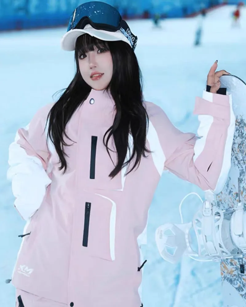 Ski Wear Unisex Skateboard Thick Snow Suit