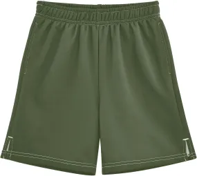 Solid Color Boys Athletic Shorts Lightweight Kids Active Soccer Shorts with Pockets