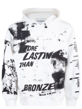 Splash Writting 5C Hoodie (Cream) - I24E08063171102
