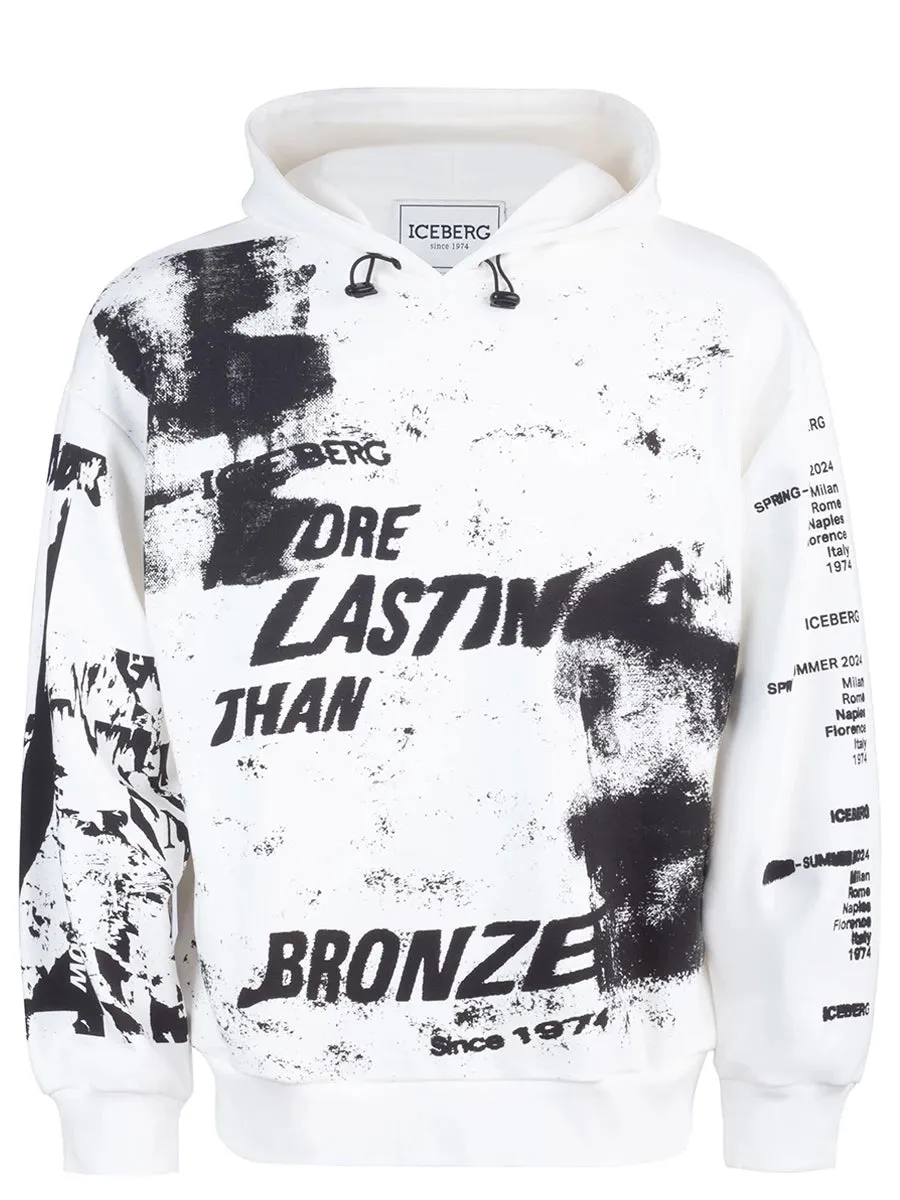 Splash Writting 5C Hoodie (Cream) - I24E08063171102