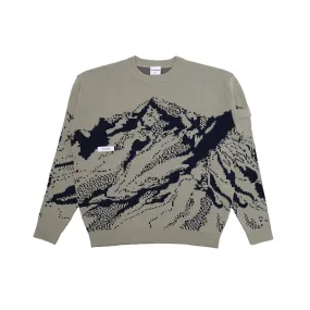 Students Golf Truman L/S Knit Crew Sweater - GREY
