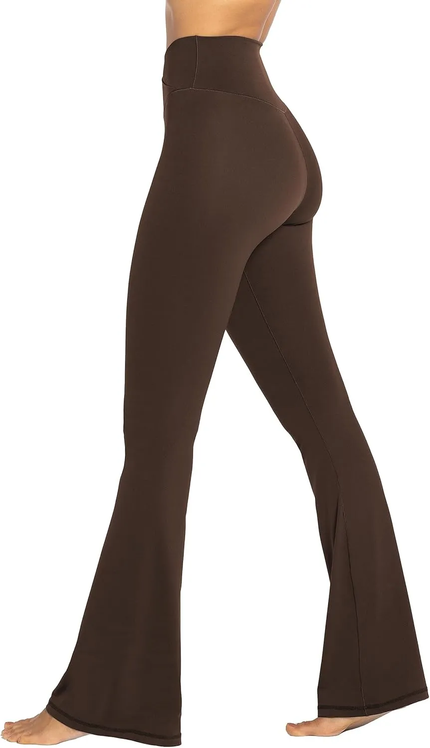 Sunzel Flare Leggings, Crossover Yoga Pants with Tummy Control, High-Waisted and Wide Leg