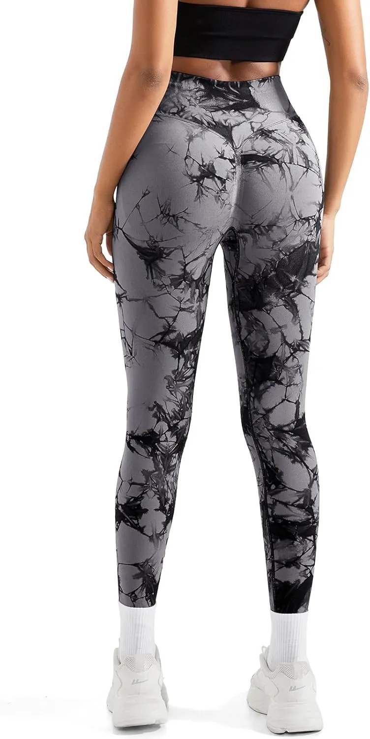 SUUKSESS Women Hidden Scrunch Butt Lifting Seamless Leggings High Waisted Workout Yoga Pants