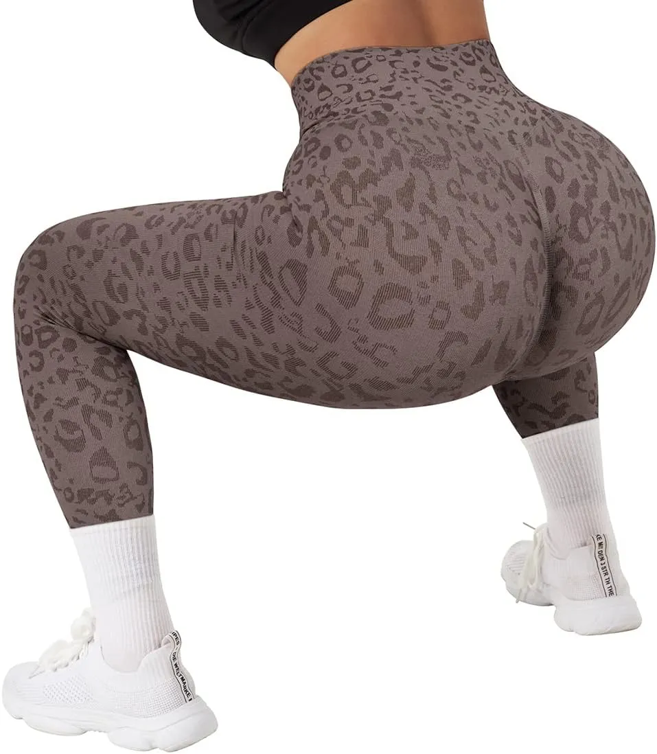 SUUKSESS Women Scrunch Butt Lifting Seamless Leggings Booty High Waisted Workout Yoga Pants